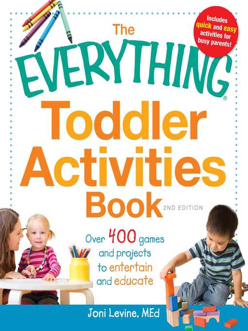Title details for The Everything Toddler Activities Book by Joni Levine - Available